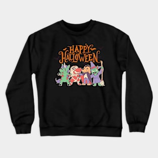 Halloween Happy Halloween Funny Party Costume Crewneck Sweatshirt